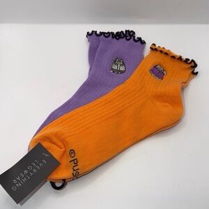 NWT Everything Legwear 2 Pairs Pusheen Halloween Costume Anklets
